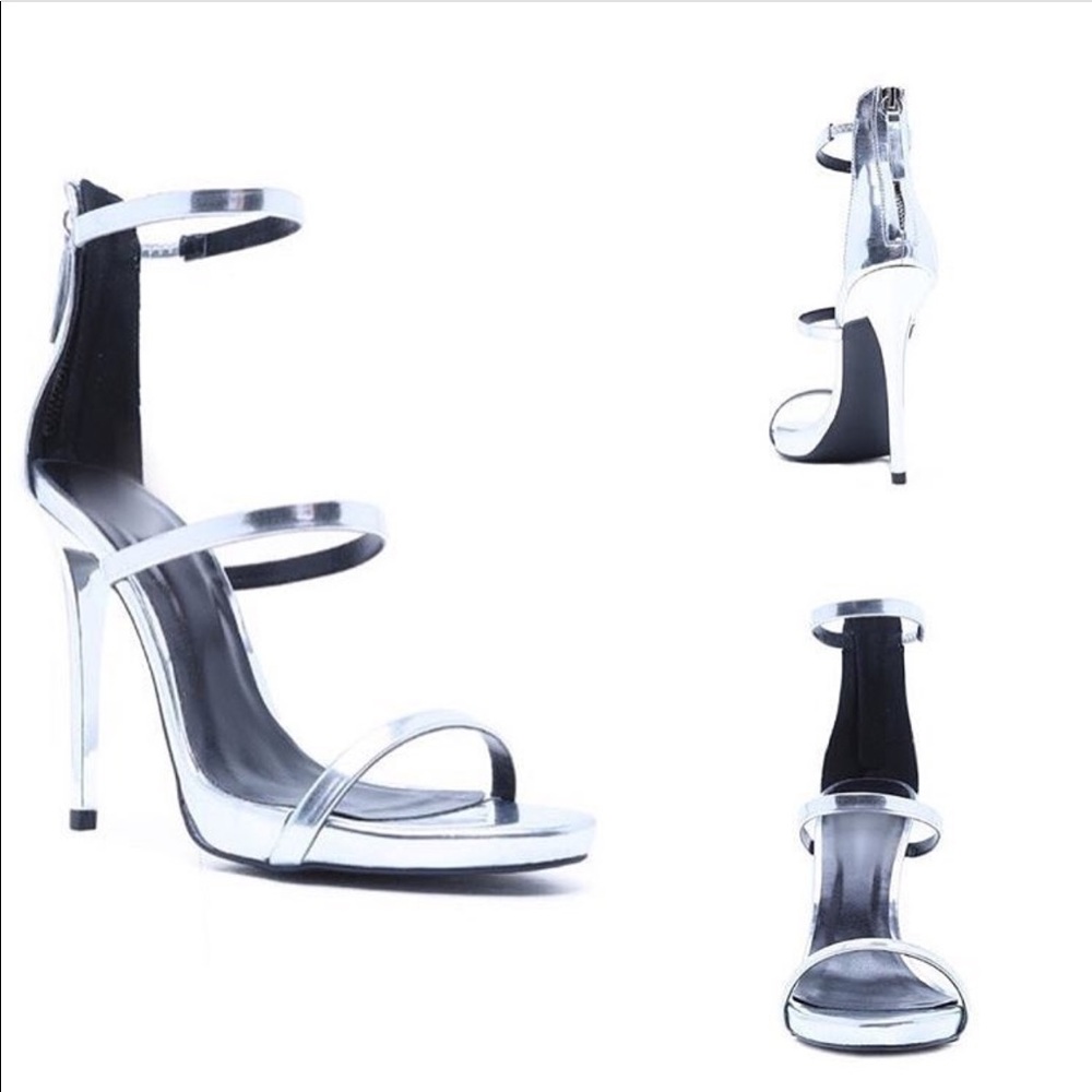 Sexy Silver Heels